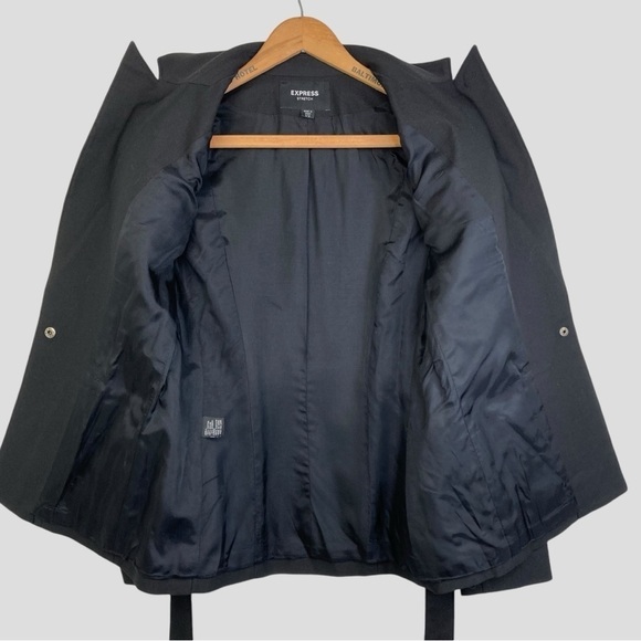 Vintage Express Women’s Military Style Utility Blazer Jacket Power Dressing Sz.S - Picture 5 of 9